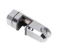 Shower Head Holder, Universal 15mm-30mm for 360 Degree Rotation Sprayer Bracket Adjustable Chrome Shower Rail Head Holder Detachable Slider Bar for Shower System(Silver)