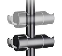 Shower Head Holder - Universal Adjustable Bracket for Slide Rail, Rotating Handheld Mount, Strong Grip Wall Support Fixture | Bathroom Upgrade, Home Renovation, Travel RV, Public Washrooms