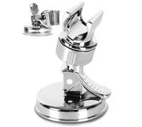 Shower Head Holder, Universal Shower Head Bracket with Suction Cup No Drill Shower Holder Bracket Replacement Adjustable Shower Holder for Bathroom Accessories