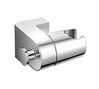 Shower Head Holder with Full 360-Degree Rotation | Tension-Controlled Rotating Joint, Backplate with Screw Slots, Open Cradle for a Defined Wall-Mounted Hand Shower
