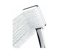 Shower Head, Large Square with One-Hand Control, High Pressure with 6 Shower Modes, Chrome