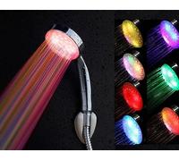 Shower Head LED Color Changing, 7 Color Changing Shower Heads, No Batteries/Electricity Required, Light Up Water Saving Handheld Showerheads, Shower for Dry Skin & Hair