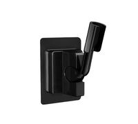 Shower Head Mount, Adjustable Handheld Shower Head Holder Suction Cup Lotus Type Plastic Multicolor7.3x4x14cm(Black)