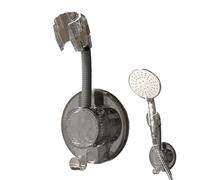 Shower Head Mount - Rotatable No Drill Showerhead Holder | Strong Adhesive Adjustable Ergonomic Wand Stand for Bathroom Apartment Dorm Home