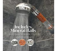 Shower Head of 3-Layer Filtration Pressure Spray with 3 Modes Saving