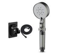 Shower Head - Shower Filter | High Pressure 5-Mode Filtered Showering Heads | Water Solution Showerhead Kit With Hose And Bracket | Filtration Hard Waters Showersheads Kits For Bathroom Apartment Room