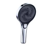 Shower Head Shower Head High Pressure Water Saving Spray Nozzle Massage Rainfall Bathroom Accessories Big 130mm Black 3 Modes(Sliver Shower)