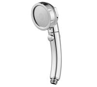 Shower Head Shower Head Large Flow High Pressure Silver 3 Modes Water Saving Spray Nozzle Massage Rainfall Pressurized Bathroom for Home and Gym(Silver)