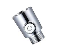 Shower Head Shut Valves Button Styles 1/2Inch Water Flows Control Accessory for Shower Arm Hose Or Bidet Sprayer Water Flows Control