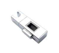 Shower Head Slider Holder for Rectangular Slider Bar,Wall Mount Fixed Bracket 30x18mm,Adjustable Bathroom Handheld Shower Spray Head