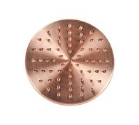 Shower Head Spray Powerful Flow 8 inch Round Vintage Retro Bathroom Rain Shower Head Antique Red Copper Hose Top Shower Sprayer Bathroom Single Head Tools