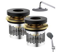 Shower Head Valve Shut-Off - 2 Piece Adapter Attachment | Shower Flow Control Valve | for Rv Plumbing Water Bathtub Aquarium Bidet