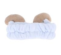 Shower Headbands, Easy To Wear Cute Anti-slip Face Makeup Headband Portable Soft for Runing for Play Yoga for Wash Face for Exercise(Claw headband blue)