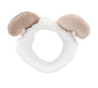 Shower Headbands, Easy To Wear Elastic Face Makeup Headband Multipurpose for Wash Face for Play Yoga for Runing for Exercise(Claw headband white)