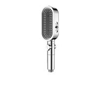 Shower Heads High Pressure Water Boost Shower Head with Stop Button(Silvery)