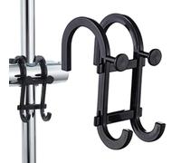 Shower Hooks for Inside Shower - Small Versatile No Drill Towel Hook - Portable Innovative Bathroom Accessory for Towels, Razors, Bath Bombs, Home