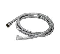 Shower Hose 1/2inch Flexible Shower Hose 1m/1.5m/2m Hoses Stainless Steel Chrome Bathroom Water Head Shower Head Pipe(2M)