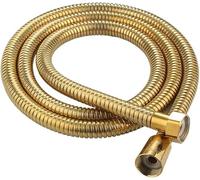 Shower Hose 1.2m 0.5m 0.8m High Pressure Resistance,Anti-Kink and Leak-Proof with 2 Washers,Universal G 1/2 Connection-Chrome (Golden, 1.2m)