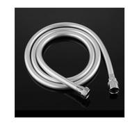 Shower Hose, 1.2M 1.5M 2M PVC Silver PVC Smooth for Bath Handheld Shower Head Hose G1/2 Universal Interfac Replacement(120cm)