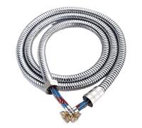 Shower Hose 1.5/2/3Meters Stainless Steel Braided Inner Pipe Flexible Shower Hose High Pressure Explosion-Proof Bathroom Extension Tube(1.5m)