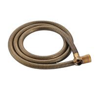 Shower Hose 1.5m/2m Antique/Golden/Black/Gray Color, Long Bathroom Water Extension Plumbing Pipe Head(Antique Color,200cm)