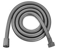 Shower Hose 1.5m/ 2m G1/2 Inch Flexible Shower Hose Stainless Steel Chrome Bathroom Water Head Shower Head Extension Pipe for Replacement(Grey,200cm)