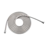 Shower Hose 1PC 304 Stainless Steel 5M Shower Hose General Soft Water Pipe Chrome Plating Explosion-Proof Shower Pipe Bathroom Accessories