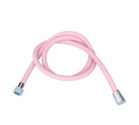 Shower Hose 1PC Shower Hose Thickened Explosion-Proof Silicone Hot Water Rain Shower Pipe Thread G1/2 for Replacement(Pink)