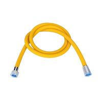 Shower Hose 1PC Shower Hose Thickened Explosion-Proof Silicone Hot Water Rain Shower Pipe Thread G1/2 for Replacement(Yellow)