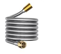Shower Hose 1pcs 1.5/2/3Meters SUS 304 Flexible Shower Hose Long Bathroom Big Flow Pipe Extension Water Pull Accessories(3.0M)