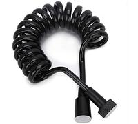 Shower Hose, 2m Copper Bidet Shower Hose for Shower Head Flexible Retractable Spring Hose for Bathroom Shower Accessory