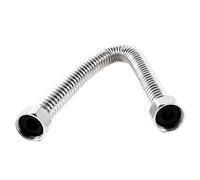 Shower Hose, 2pcs 19mm 30cm Silver Replacement Shower Hose
