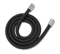 Shower Hose Anti Winding Handheld Shower Hose GI/2 Flexible Tube High Pressure Universal Interface Bath Nylon Pipe for Bathroom(Black-1.5meter)