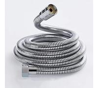Shower Hose Chrome Gold Shower hose1M 1.5M 2M Extra Long Hose for Handheld Head Stainless Steel Pipe Brass nut Thickening(1.5 M Stainless Steel Plating)