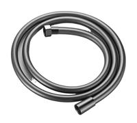 Shower Hose Flexible Shower Hose Pipe Plumbing Accessories High Pressure Water Hoses Tube De Douche PVC Bath Laundry Pipes(Gunmetal Gray-1.5m)