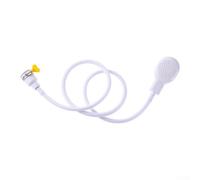 Shower Hose for Bath Taps with Fit Clamp, Portable Tap Spray Attachment for Pet Bathing, long-lastingRubber Construction, Adjustable Length 1.3M/2.2M, DN15(2.2M)