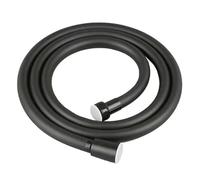 Shower Hose Professional Replacement Handheld Shower Head Hose PVC Explosion-Proof Spray Water Pipe Anti Winding Flexible Faucet Toilet(PVC Black-1.5m)