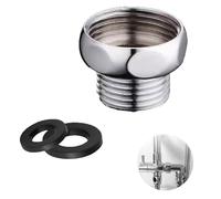 Shower Hose Reducer Adaptor Connection G3/4" Female to G1/2" Male, Chrome-Plated Brass Fitting for Shower Hose and Tap Connections