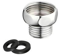 Shower Hose Reducer, Electroplating Interface Connection G3/4"(25mm) Female to G1/2"(19mm) Male, Pipe AdaptorI for Shower Head & Tap, Secure Plumbing Adapter for Bathroom