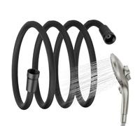 Shower Hose Replacement - Flexible Detachable Hose | Proof Anti Tangling Shower Head Extension | Large Flow Bathroom Bathtub Kitchen Outdoor RV Dormitory Universal Water Pipe