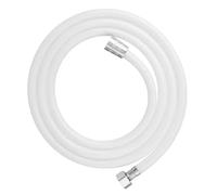 Shower Hose Shower Head Hose PVC Universal Flexible Anti Winding Explosion-Proof Water Tube Bathroom Faucet(White,1.5m)