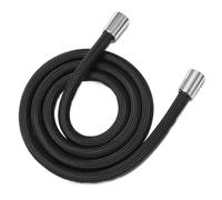 Shower Hose Shower Hose 1.5/2.0 Meter Bathroom High Pressure Smooth Flexible Handheld Anti Winding Universal Pipe Tube(Black-1.5meter)