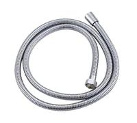 Shower Hose Shower Hose 1.5/2m Explosion Proof 304 Stainless Steel Extend Water Pipe Bathroom Heater Pipes Fittings Plumbing(Sliver,2m)