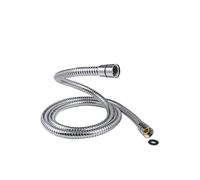 Shower Hose Shower Hose 8mm Large Bore Stainless Steel Chrome Shower Hose Replacement Leakproof(1.75m)