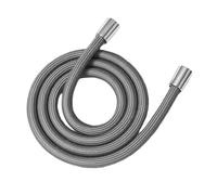 Shower Hose Shower Hose Bathroom High Pressure Flexible Smooth 1.5/2.0 Meter Flexible Handheld Anti Winding 2.0 Universal Pipe Tube(Grey,2.0M)