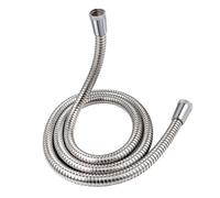 Shower Hose, Shower Hose Stainless Steel Large Bore Anti-Kink with Washers Chrome, 1.5M, Large Bore