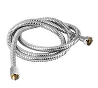Shower Hose Stainless Steel Flexible Water Pipe Bathroom 3.0/2.0/1.5 M Shower Head Hose Pipe Washers Chrome Shower Head Hose Gasket for Shower(200CM)