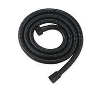 Shower Hose, Stainless Steel Shower Hose Black 1.5m 2m(2m)