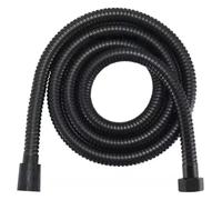Shower Hose, Stainless Steel Shower Hose Black/Silver 1.5m/2m