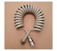 Shower Hose, Stainless Steel Universal Replacement Hose,Shower Pipe 1.5m/2m/3m Telescopic EVA Bathroom Spring Flexible(Grey)